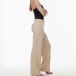 Babaton Agency Pant - Heather Oat Beige